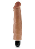 King Cock Vibrating Stiffy Waterproof Tan 7 Inches