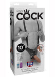 King Cock Strap-On Harness Suspender System Hollow Cock 10 Inch