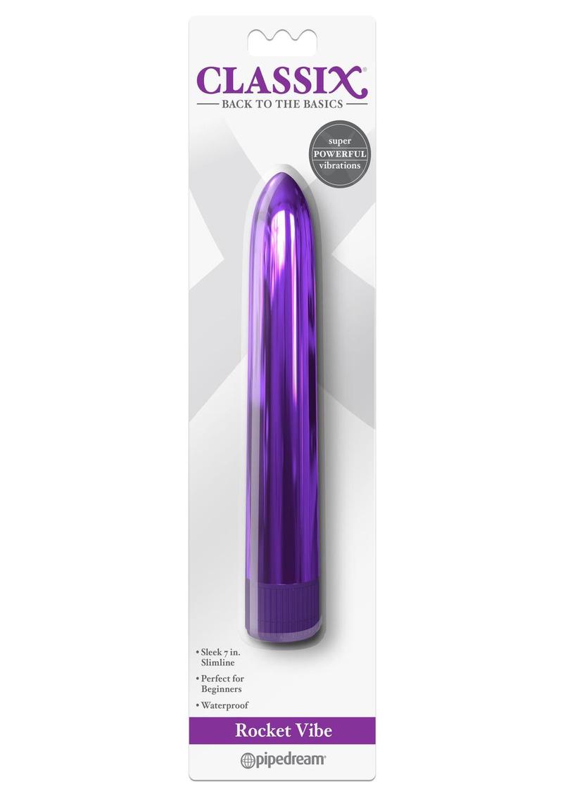 Classix Rocket Vibe Waterproof 7 Inches Purple