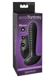 Anal Fantasy Elite Silicone Wireless Remote Control Anal Teaser Waterproof Plug Black  4.7 Inch