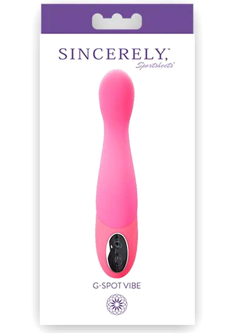 Sincerely Sportsheets G-Spot Vibe Silicone Pink