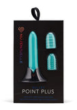 Sensuelle Point Plus 20 Function Bullet Silicone Rechargeable Waterproof Tiffany Blue