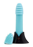Sensuelle Point Plus 20 Function Bullet Silicone Rechargeable Waterproof Tiffany Blue