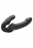 Correa U Evoke Super Charged Silicone Vibrating Strapless Strap On Waterproof Negro