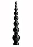 Hosed Graduated Beaded Anal Hose Black 19 Inches