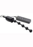 Master Series Voodoo Beads 10x Vibrating Anal Beads Black