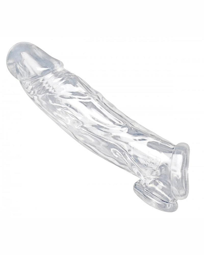 Size Matters Realistic Penis Enhancer And Ball Stretcher Clear 7 Inch