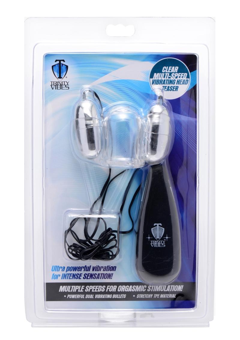 Trinity Vibes Multi-Speed Vibrating Head Teaser Clear
