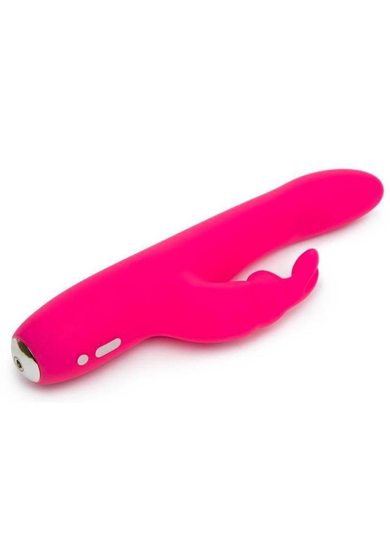 Happy Rabbit Slimline Curve Pink Multi Function Rechargeable Waterproof