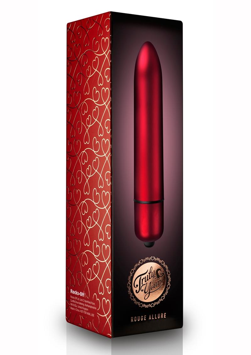 Truly Yours Rouge Allure Vibrador Impermeable Rojo