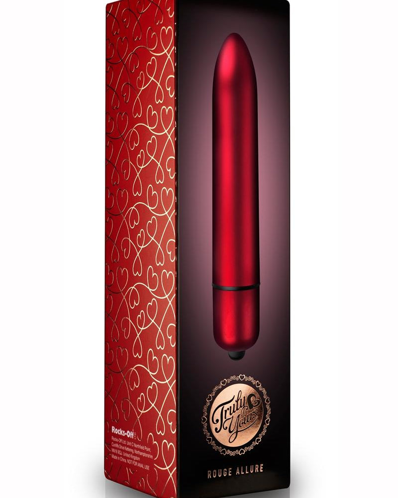Truly Yours Rouge Allure Vibrador Impermeable Rojo