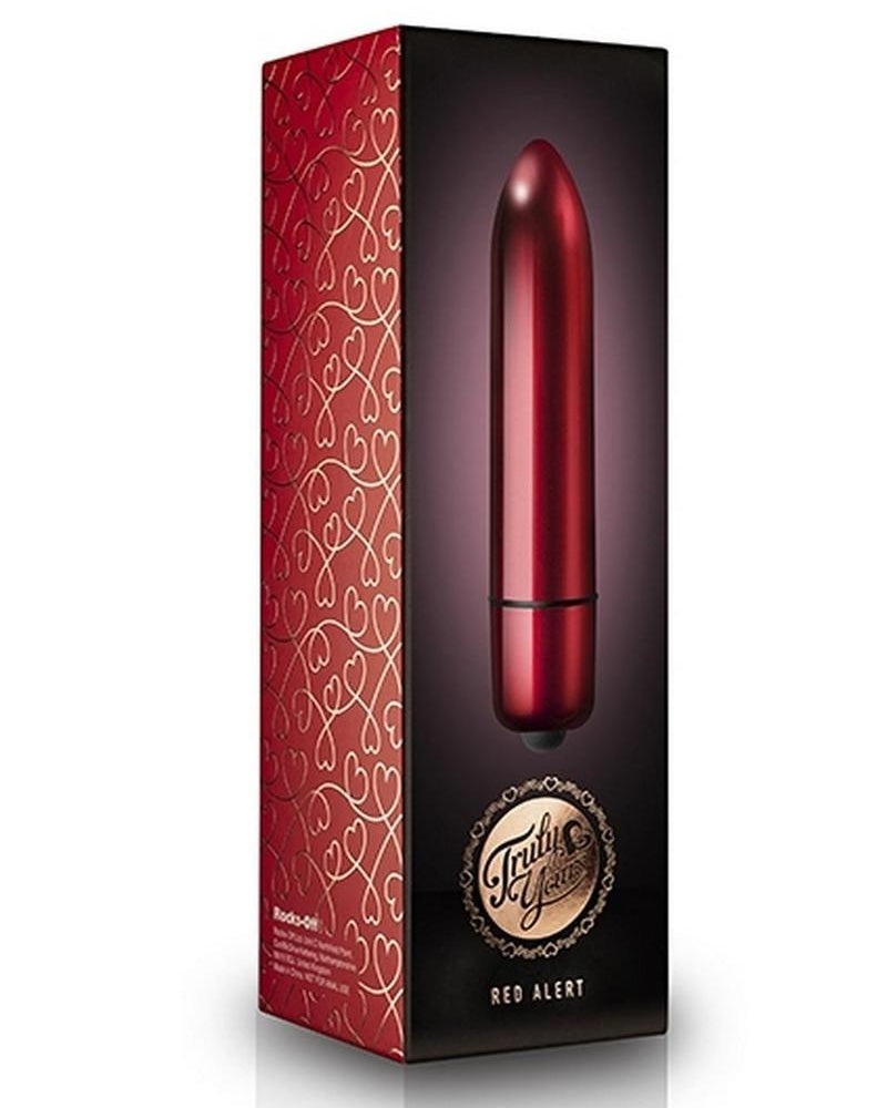 Vibrador Truly Yours Red Alert resistente al agua, color rojo