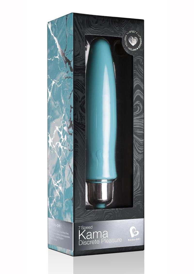 Kama Discrete Pleasure Silicone Bullet Waterproof Teal