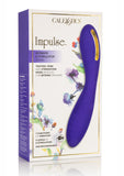 Varita estimuladora íntima Impulse de silicona, recargable, resistente al agua, color morado