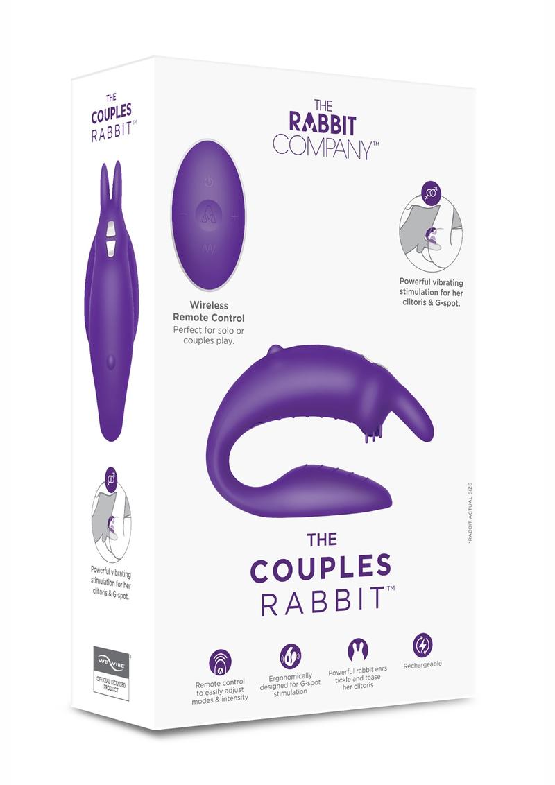 The Rabbit Company The Couples Conejo de silicona morado