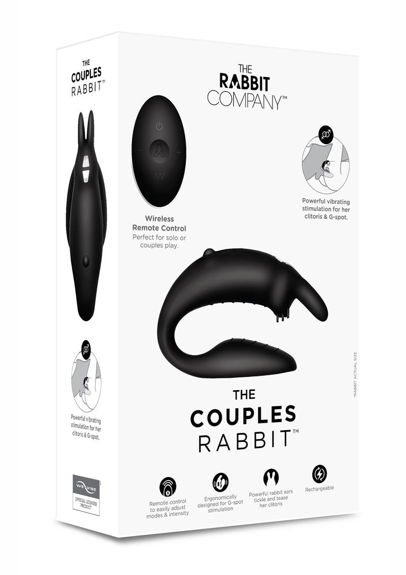 The Rabbit Company The Couples Conejo Silicona Negro