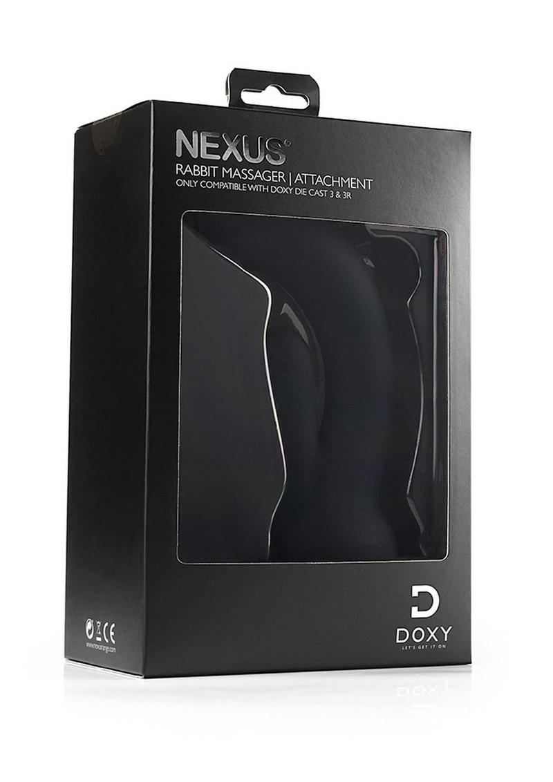Doxy Rabbit Massager Attachment Silicone Black