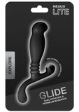 Lite Glide Dual Prostate and Perineum Massager Waterproof Black