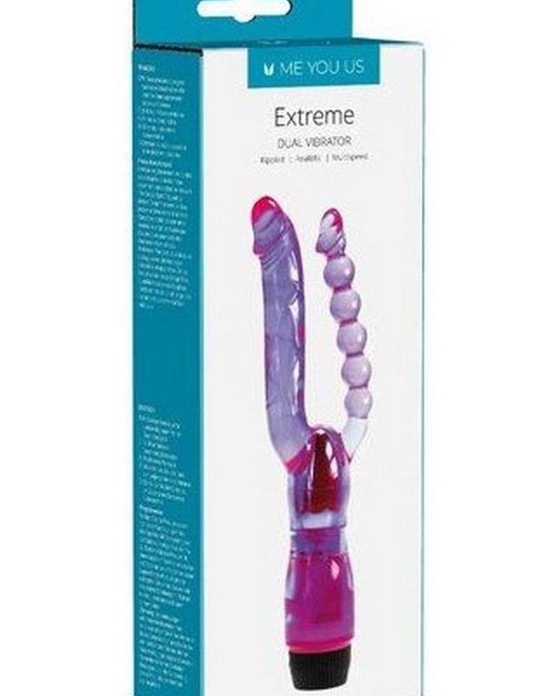 Minx Extreme Dual Vibrator Purple 4.75 Inches