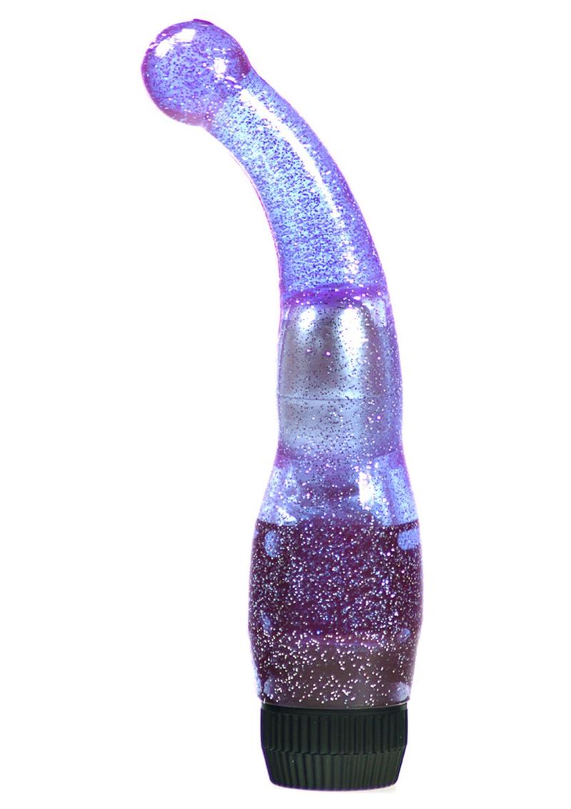 Minx Glitterous G Spot Vibrator Purple 7.75 Inches