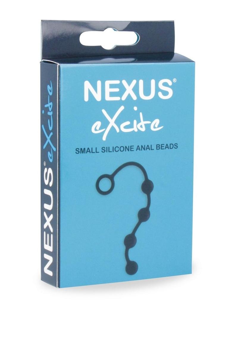 Excite - Pequeñas cuentas anales de silicona de color negro