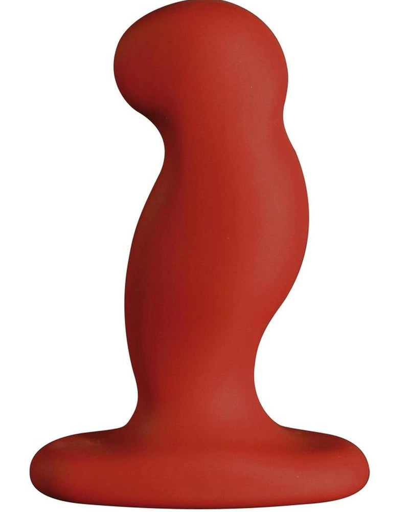 G-Play+L Unisex Massager Silicone Rechargeable Waterproof Red
