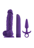 Inya Play Things Purple Kit Silicone Dildo W/Suction Cup