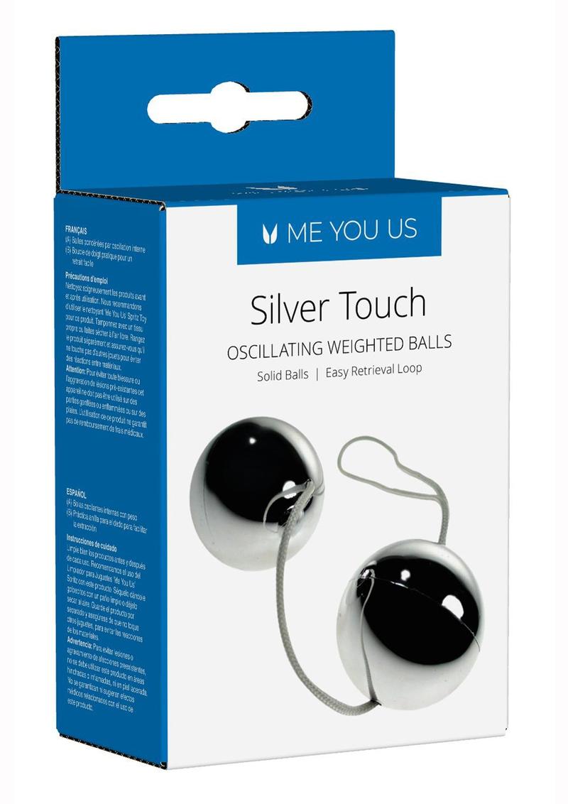 Minx Silver Touch Love Balls Weighted Waterproof Silver