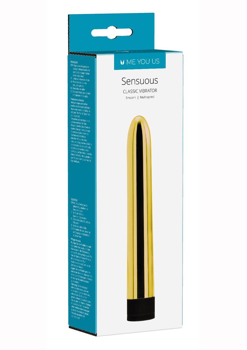 Minx Sensuous Classic Vibrator Gold 6 Inches