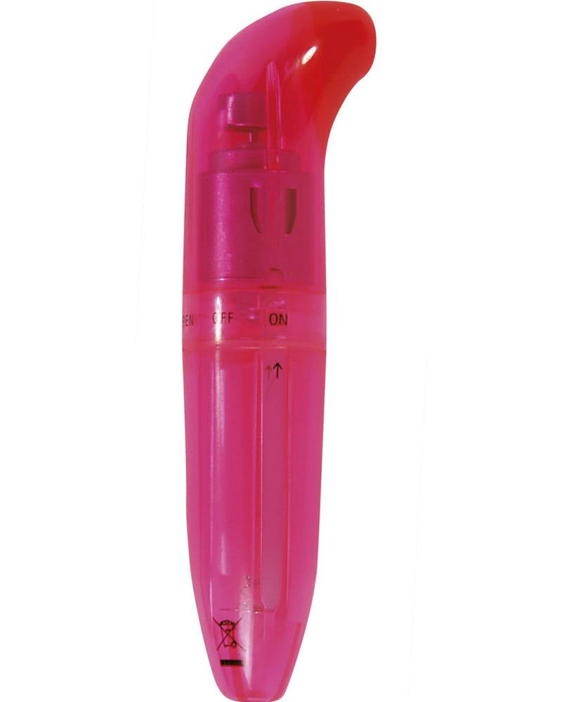 Vibrador para punto G Minx Mini G resistente al agua, color rosa, 4 pulgadas