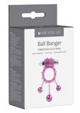 Anillo para el pene Linx Ball Banger morado OS