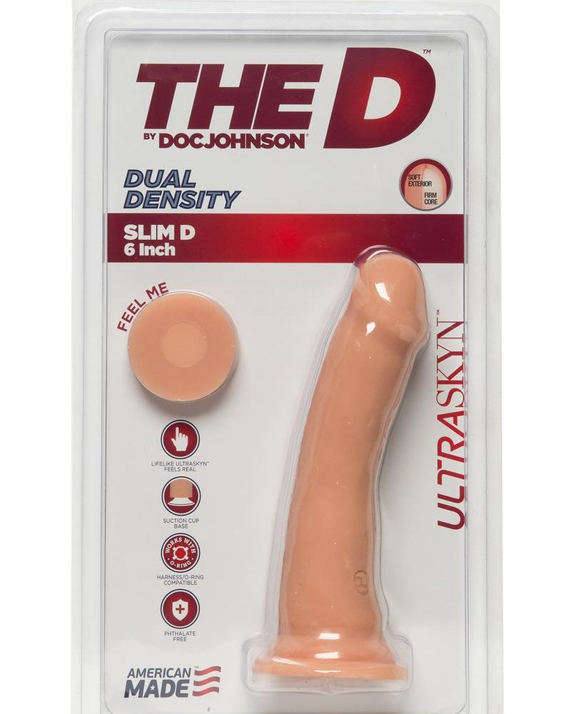 El D Slim D Dual Density UltraSkyn Vanilla de 6 pulgadas