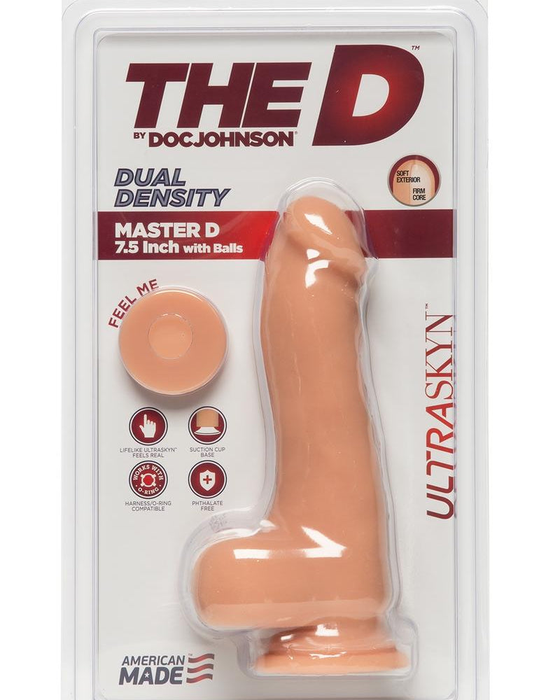El D Master D con bolas de doble densidad UltraSkyn Vanilla de 7,5 pulgadas