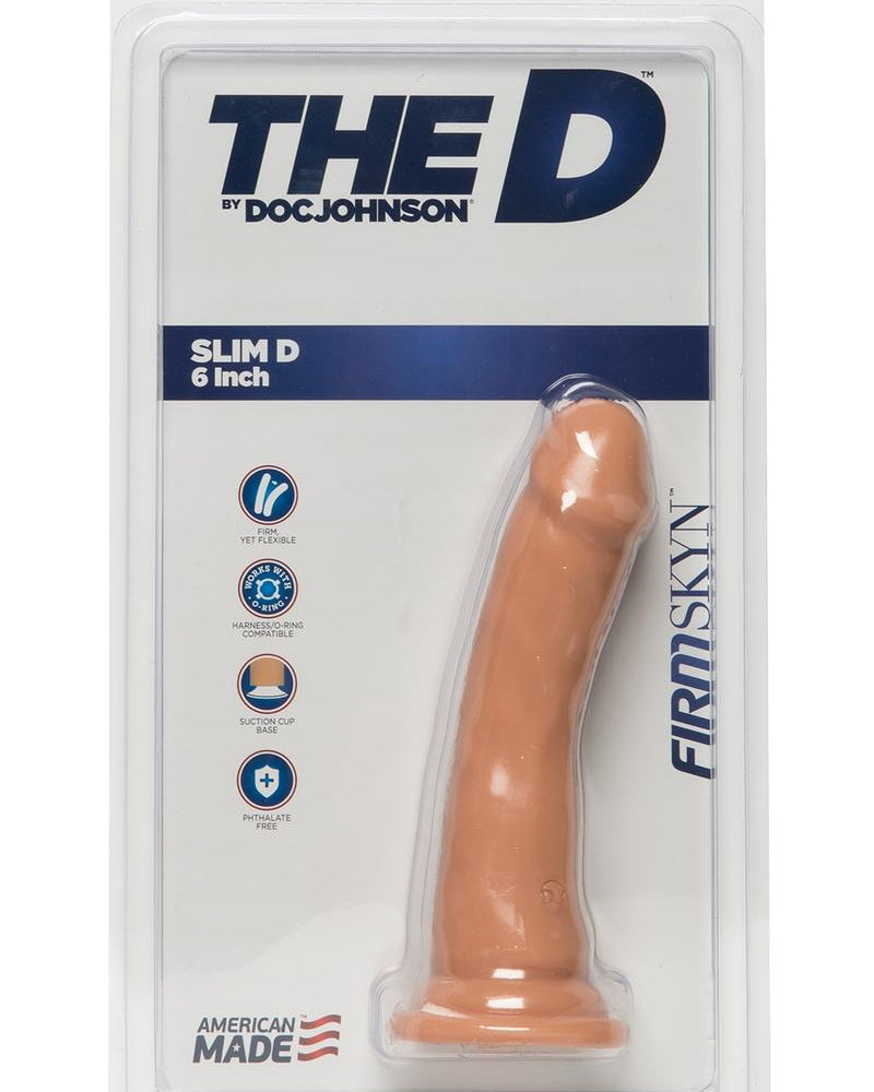 El D Slim D FirmSkyn Vanilla de 6 pulgadas