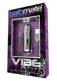 Bathmate Vibe Unisex Vibrating Bullet Rechargeable Waterproof Chrome