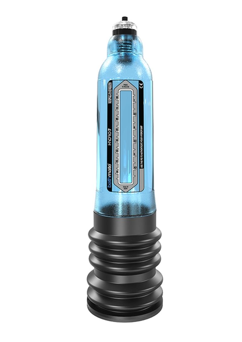 Bathmate Hydro7 Penis Pump Waterproof - Blue/Red/Crystal Clear