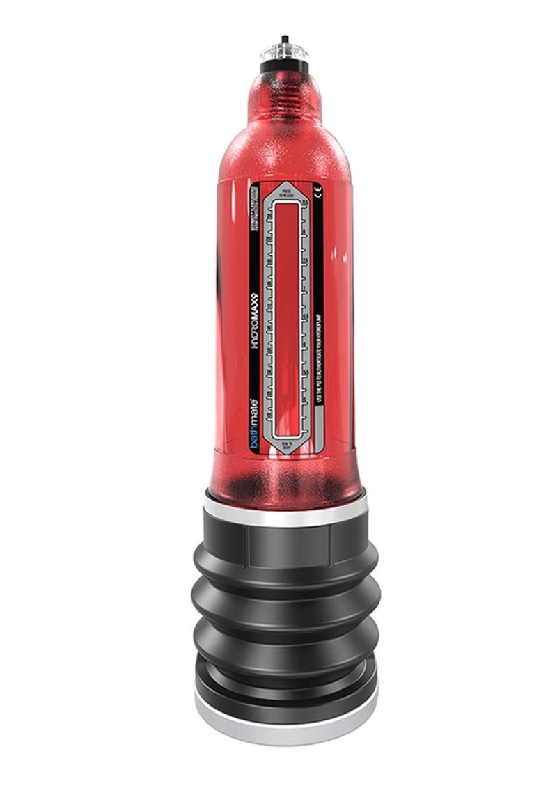 Bathmate Hydromax9 Penis Pump Waterproof Brilliant Red