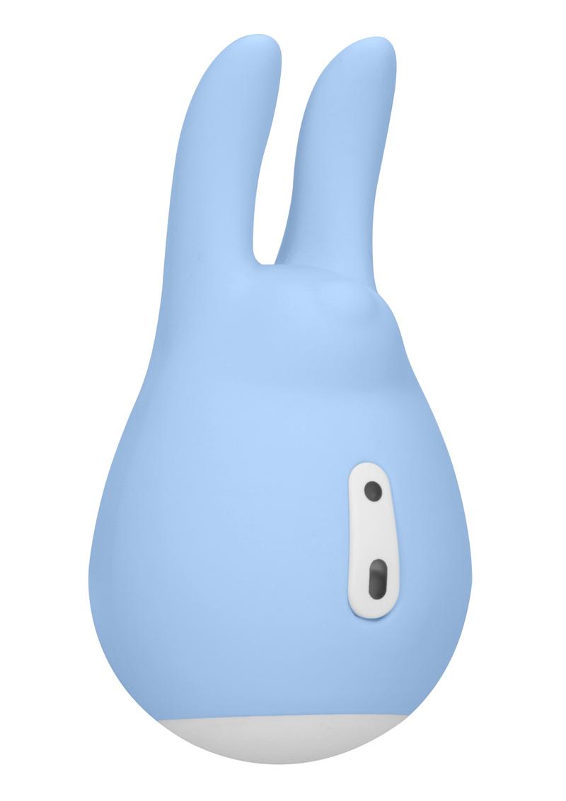 Loveline Love Bunny Clitoral Stimulator Silicone Rechargeable Waterproof Blue