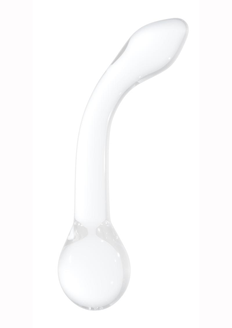 Chrystalino G-Rider Borosilicate Glass Wand White 7 Inches