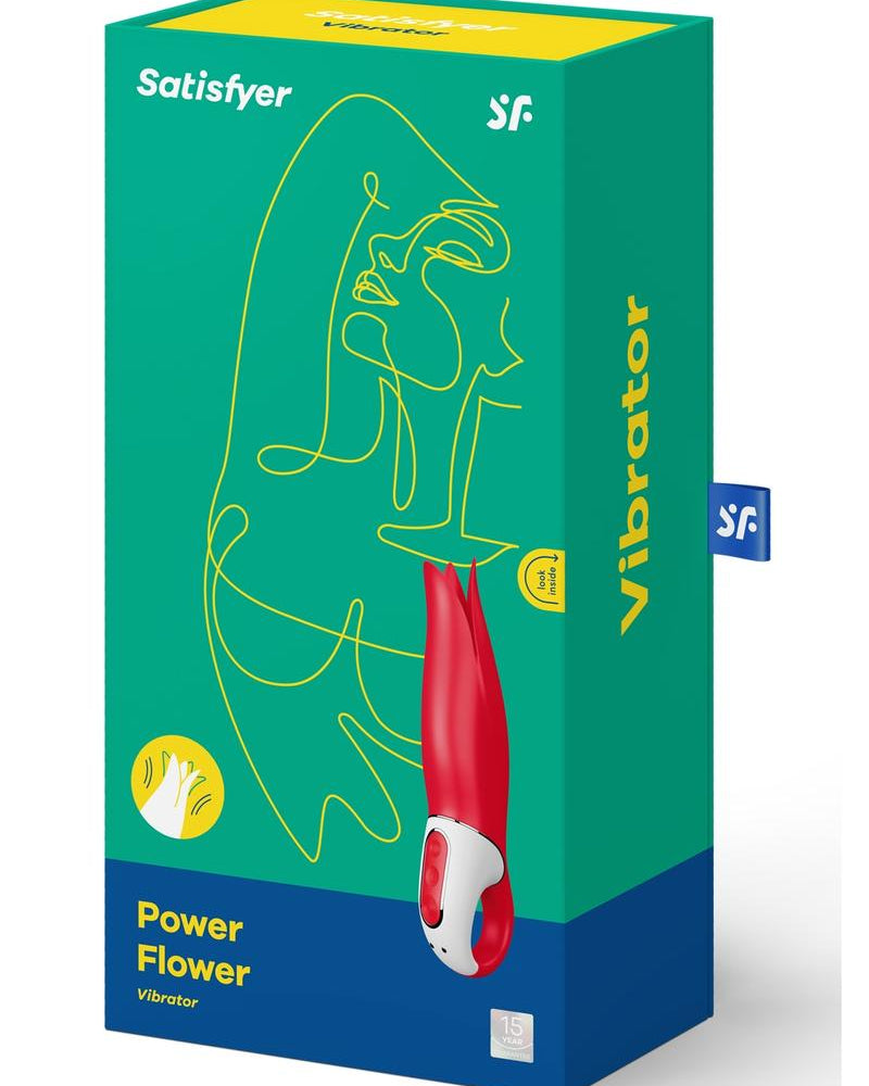 Satisfyer Vibes Power Flower Female Stimulator Waterproof