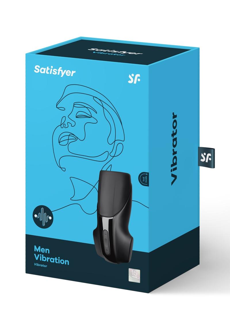 Masturbador recargable por USB Satisfyer Men Vibration Negro