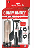 Commander Enlargement and Pleasure Mens Power Waterproof 5 Piece Kit Black