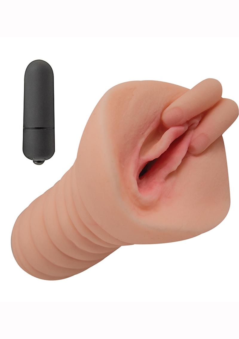 Masturbador Always Horny con vibración y dedos, resistente al agua, de 6,5 pulgadas