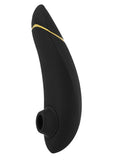 Estimulador de clítoris Womanizer Premium de silicona, recargable, resistente al agua, color negro y dorado