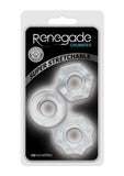 Renegade Chubbies Clear 3 Rings Per Pack