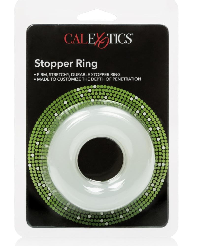 Stopper Ring Penetration Reducing Cockring Clear 1.5 Inch Diameter