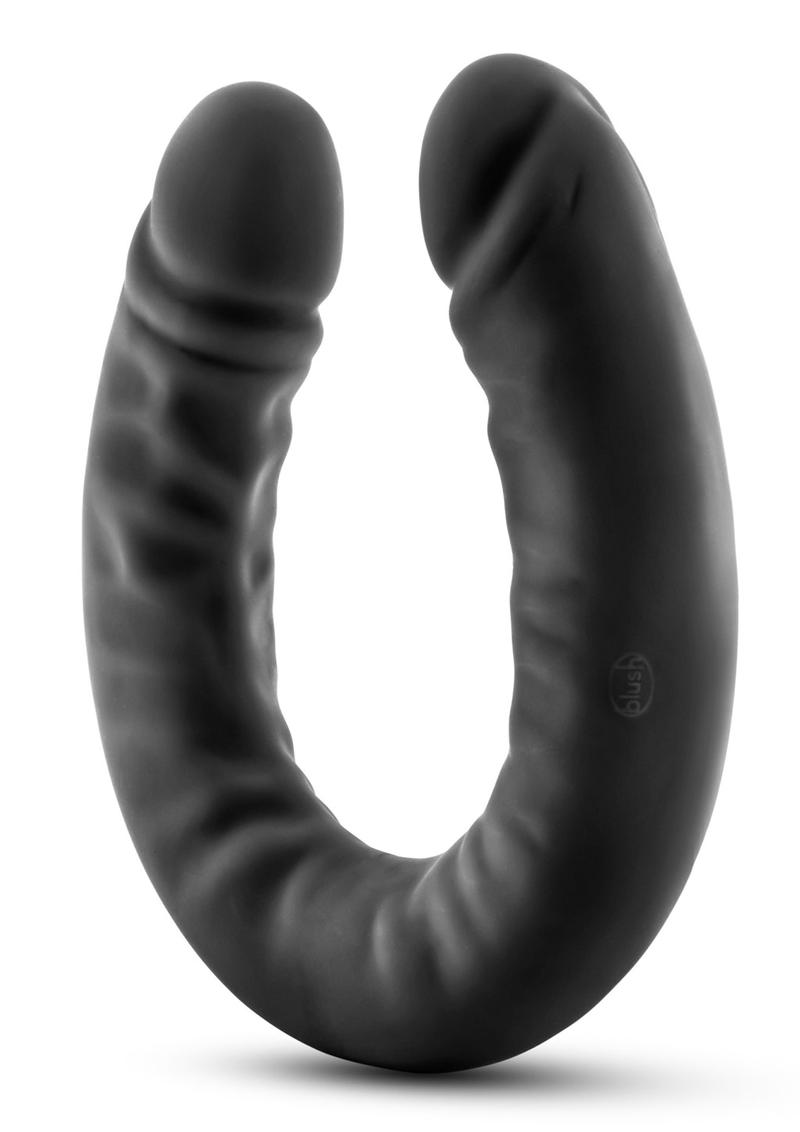 Ruse 18 Inch Silicone Double Dildo Black