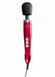 Masajeador corporal con varita vibratoria enchufable de metal fundido a presión DOXY rojo