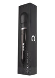DOXY Die Cast Plug-In Vibrating Wand Body Massager Metal Black