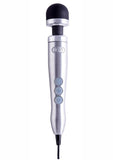 DOXY Number 3 Plug-In Vibrating Wand Body Massager Small Brushed Metal Silver 11.02 Inch